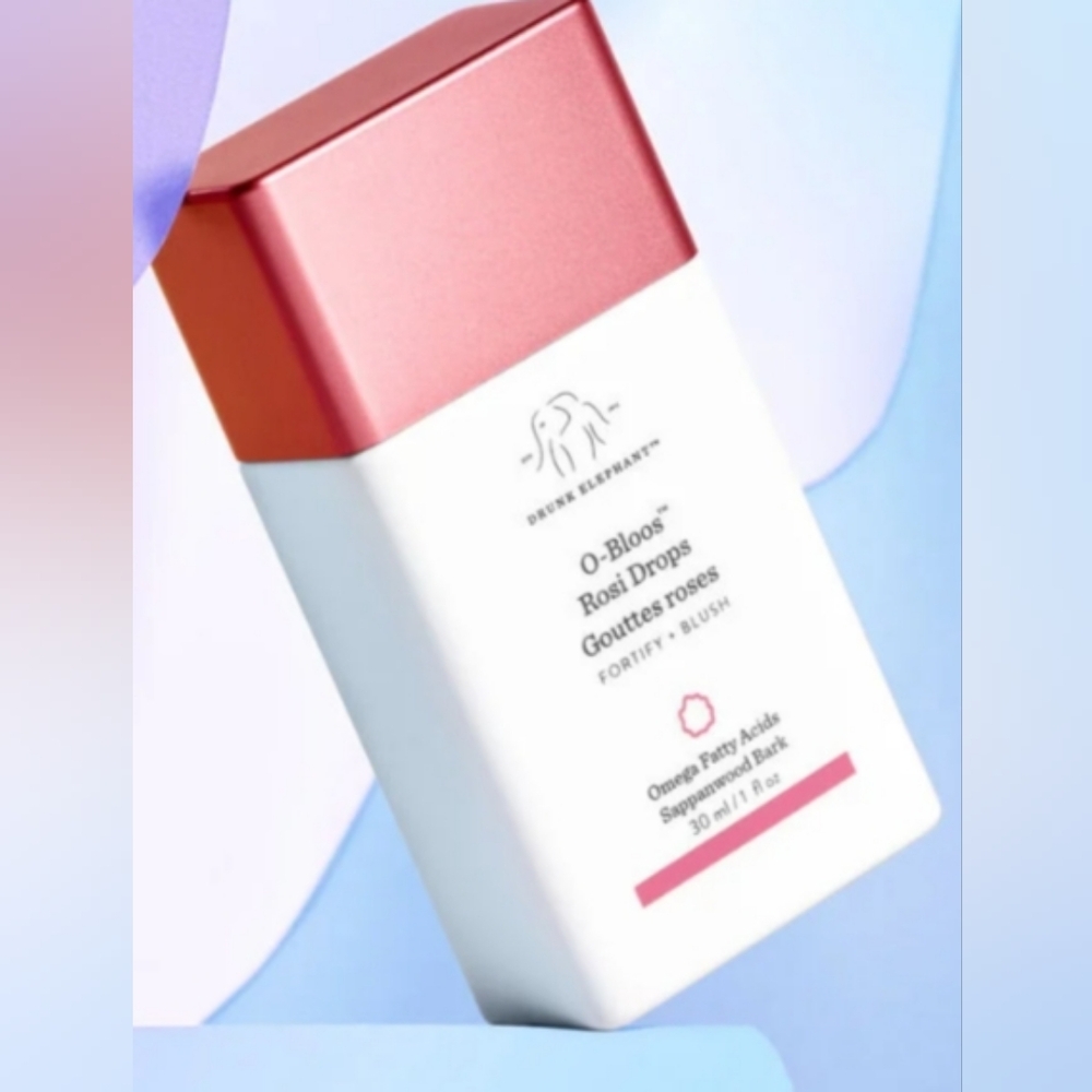 Drunk Elephant O-Bloos™ Rosi Glow Drops - Serum Blush with Vitamin F - Picture 3 of 6